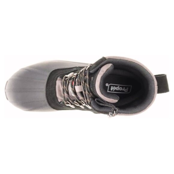 Propét Men's Cortland Durable Waterproof Snow Boot Size 11.5 M Black/Grey - Picture 3 of 5